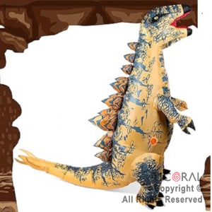 DISFRAZ INFLABLE DINOSAURIO STEGOSAURUS ADULTO 2.4 MT X 1